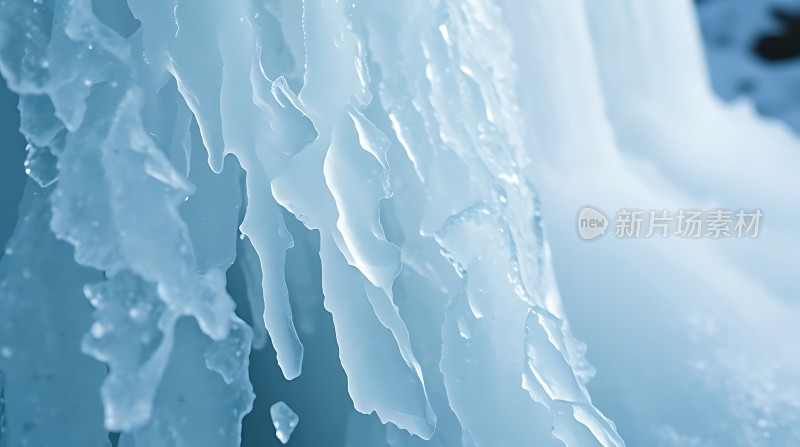 冰封世界晶莹剔透