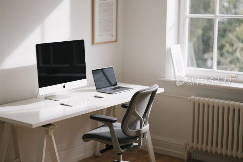 简约办公桌面场景