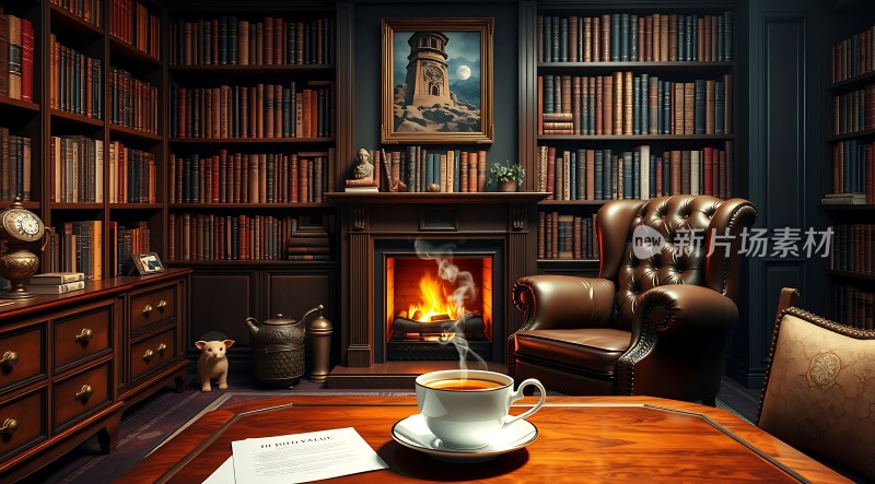 书房里的温暖时光