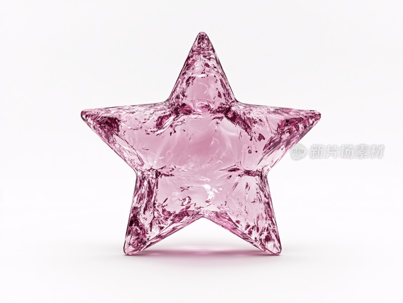 粉色水晶五角星