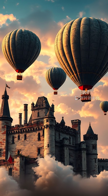 热气球城堡梦幻之旅