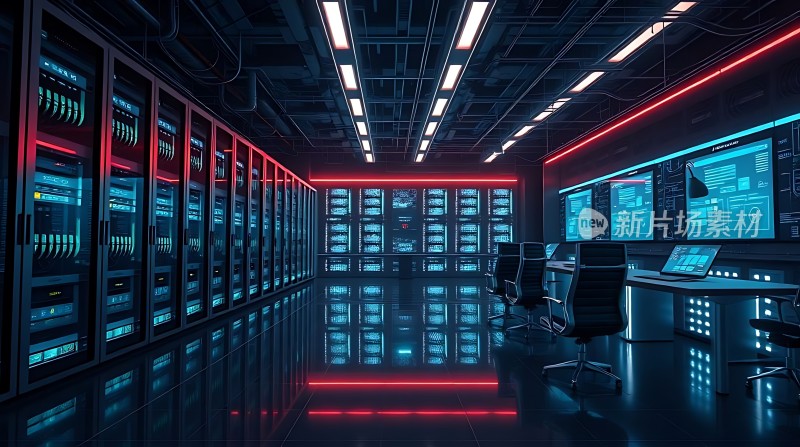 未来数据中心科技感十足