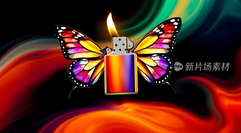 蝴蝶翅膀打火机