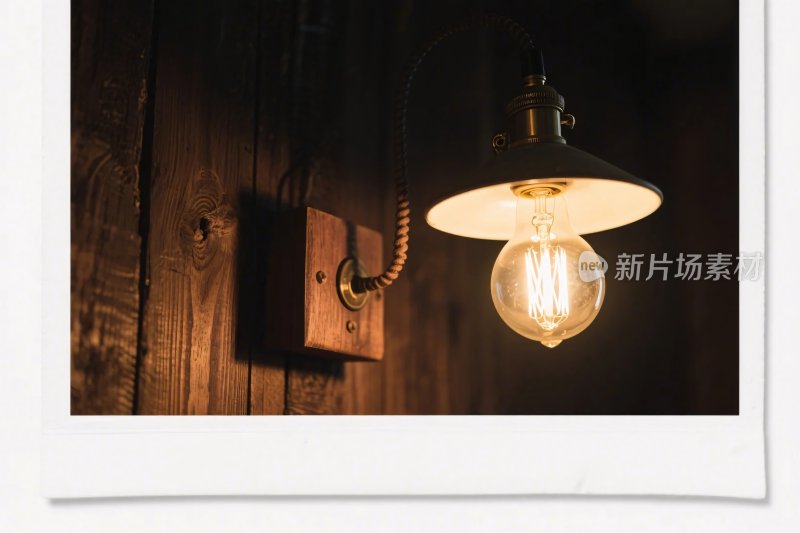 复古壁灯照明场景
