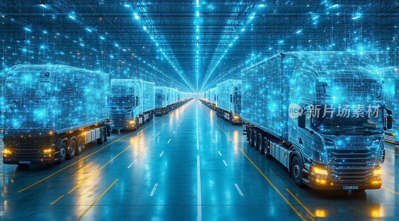 未来智能物流仓库