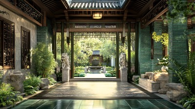 中式古典门庭 中式古典门庭