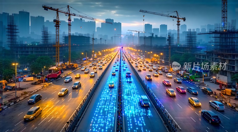 未来之城智能交通与城市建设的完美融合