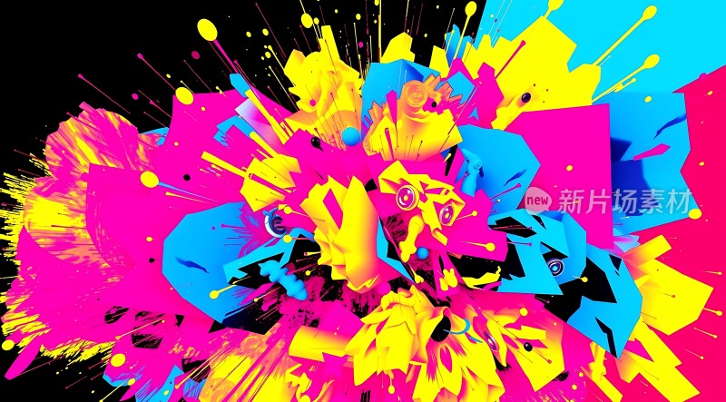 五彩斑斓的艺术爆炸