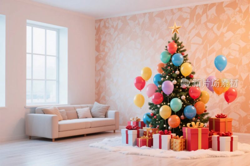 温馨圣诞室内布置