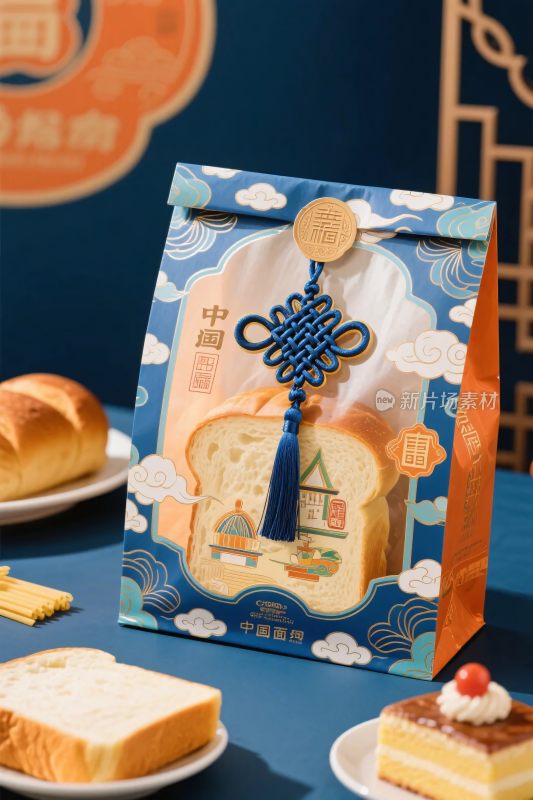 传统糕点手提包装袋