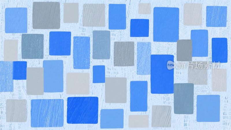 蓝灰色方块拼接图案