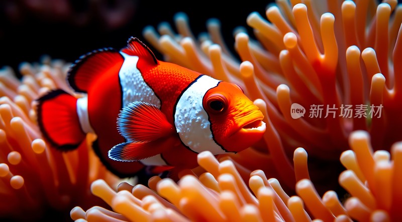 小丑鱼与海葵共舞