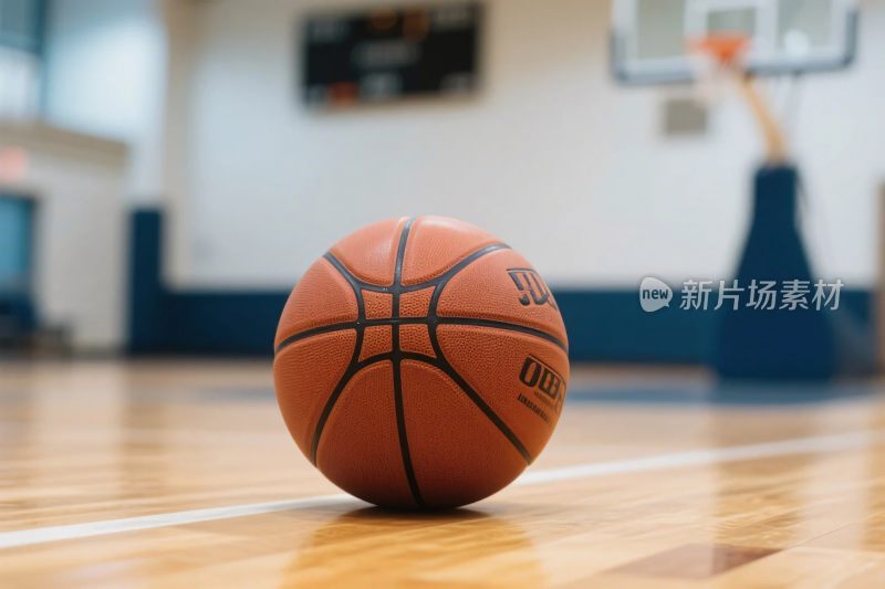 篮球场上的篮球
