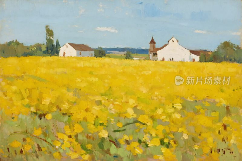 乡村田园风景画