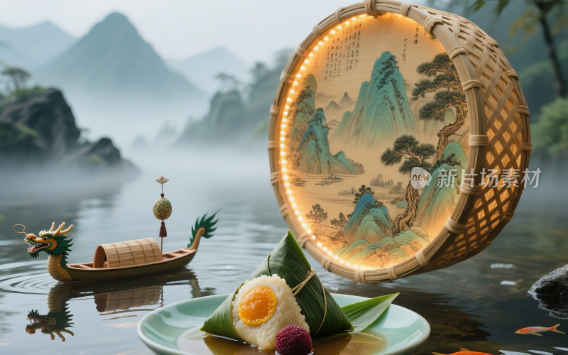 端午节创意插画