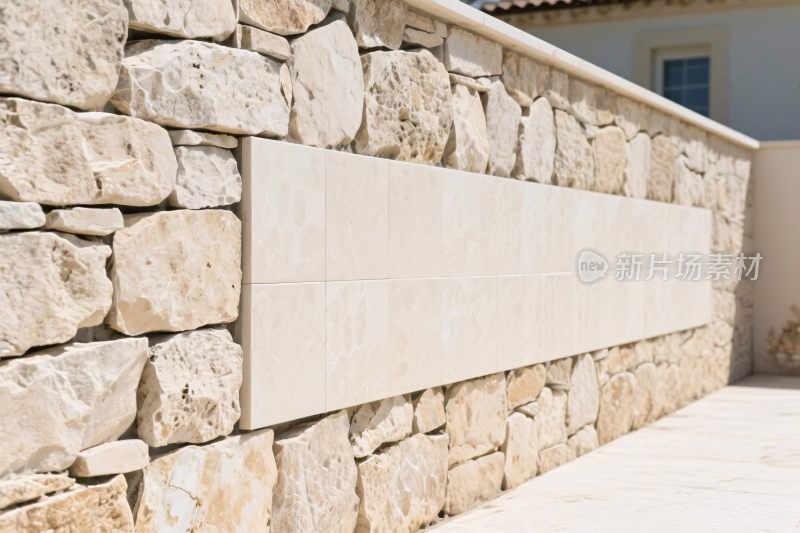 石材墙面与瓷砖装饰