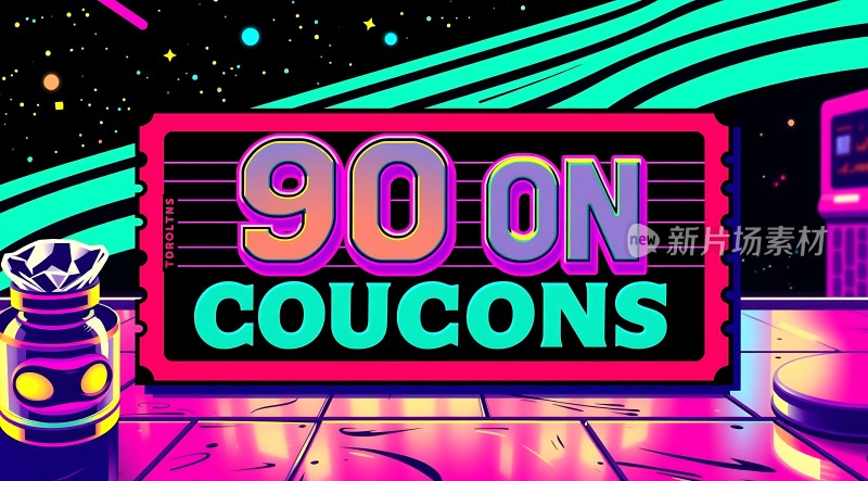 90年代复古风格海报