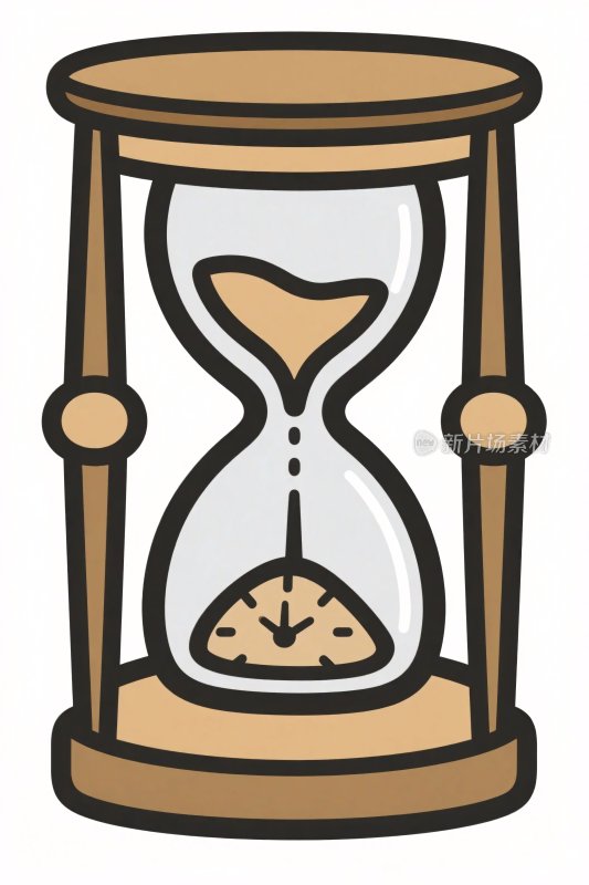 沙漏插画素材