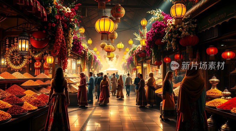 东方集市夜市繁华