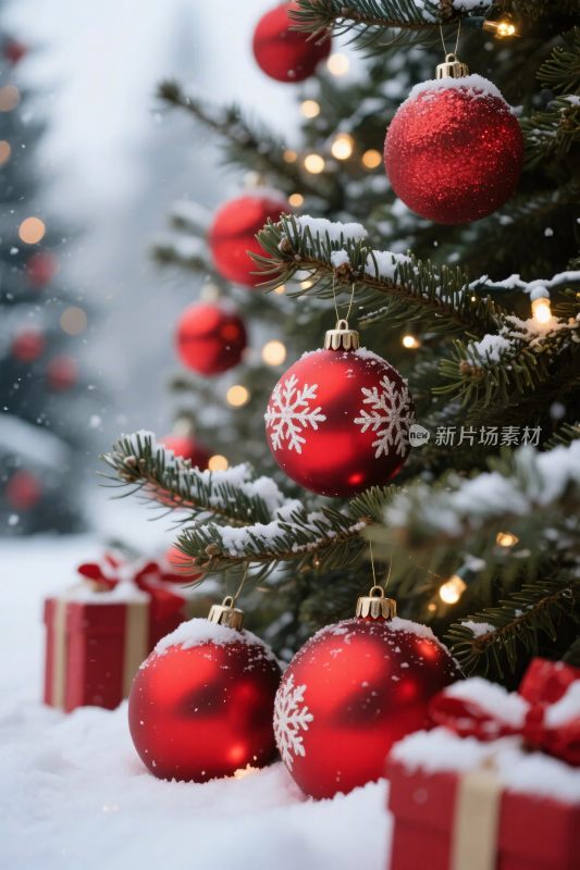 圣诞装饰节日场景