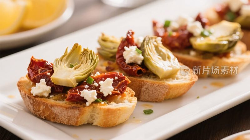 美食静物烤面包