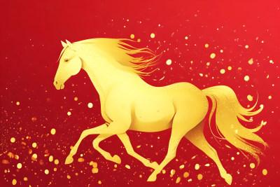 春节年会背景喜庆马年 春节年会背景喜庆马年