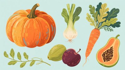 蔬菜插画集合