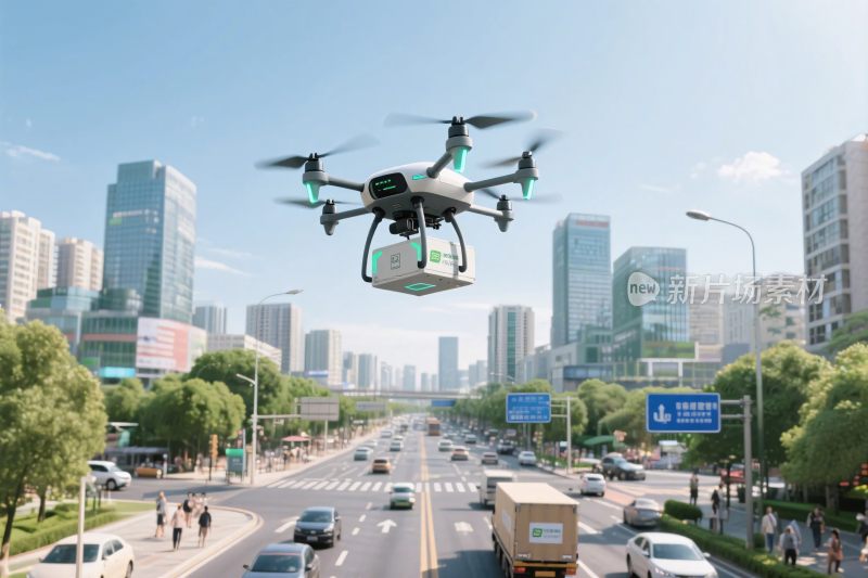 城市无人机配送场景