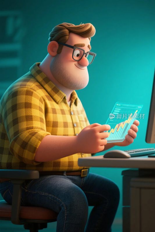 办公场景商务插画