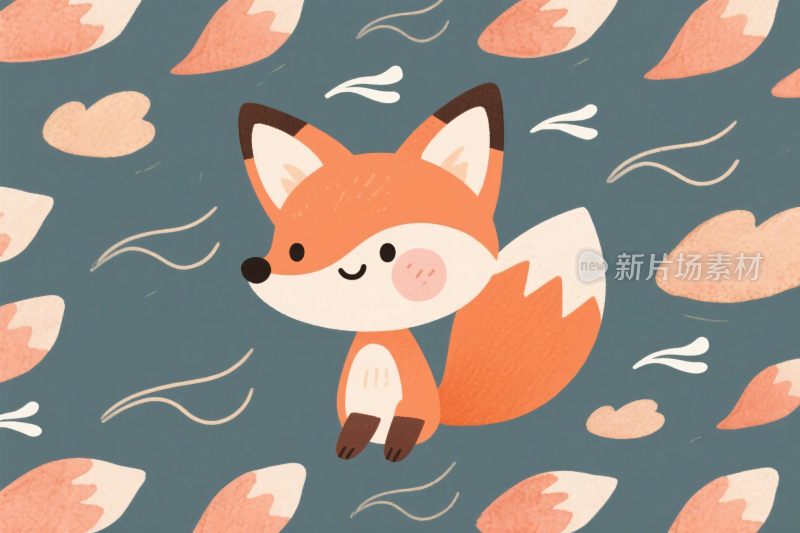 卡通狐狸插画