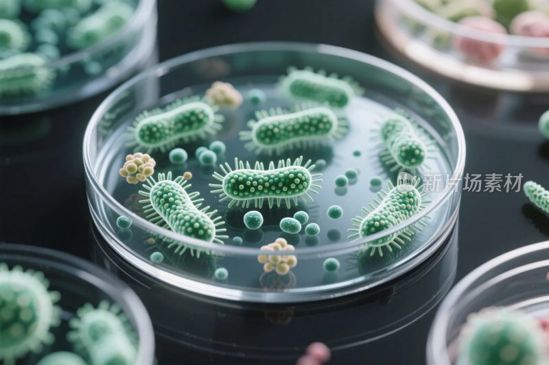 微生物培养皿观察