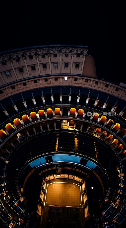 璀璨摩天大楼夜景