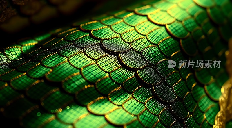 绿色鳞片纹理