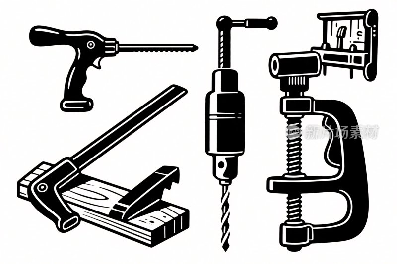 工具用工具插画