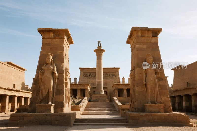 古代建筑遗迹景观