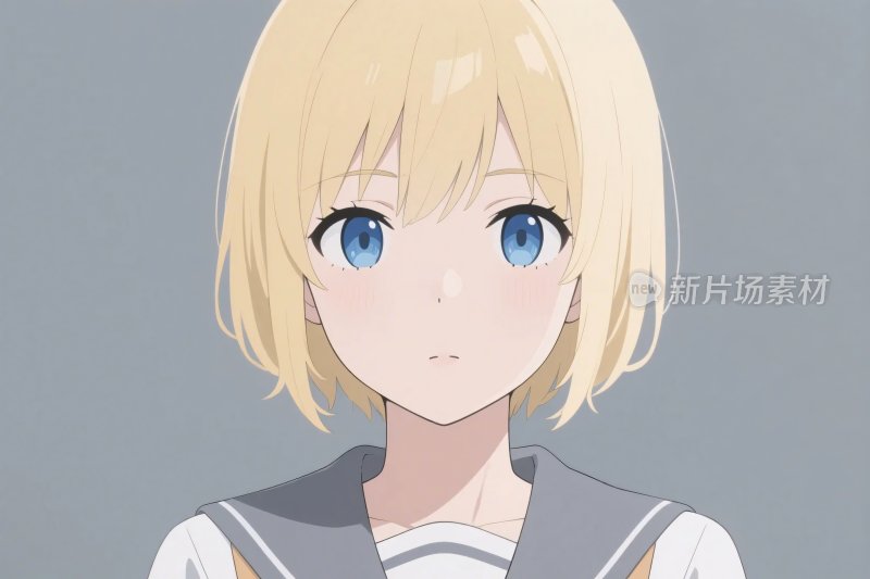 动漫风格女性角色插画