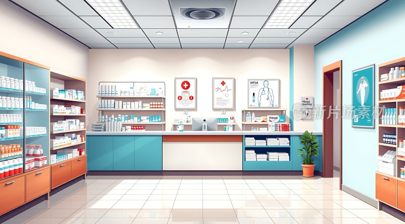 温馨药房药品齐全环境整洁服务周到