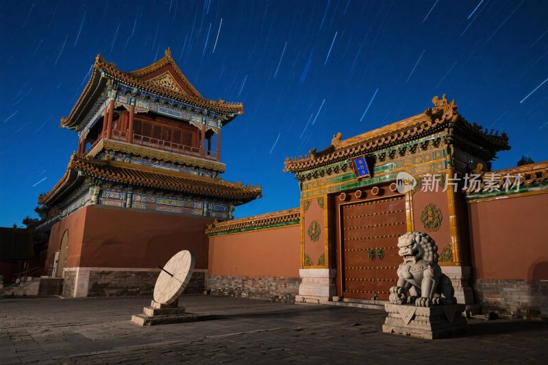 古建筑历史遗迹夜景