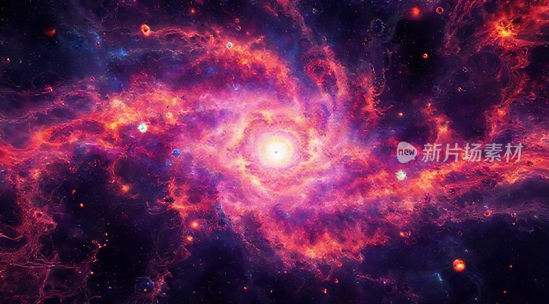 宇宙漩涡星云奇观