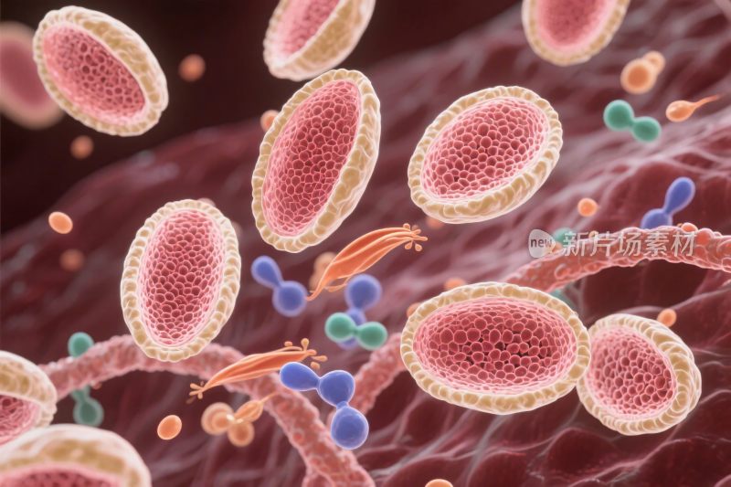 微生物显微细胞图