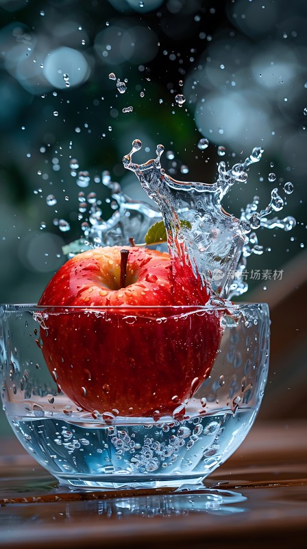 苹果入水