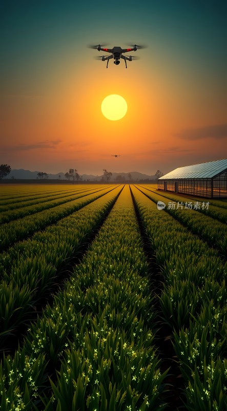 科技助力农业发展无人机监测农田作物生长