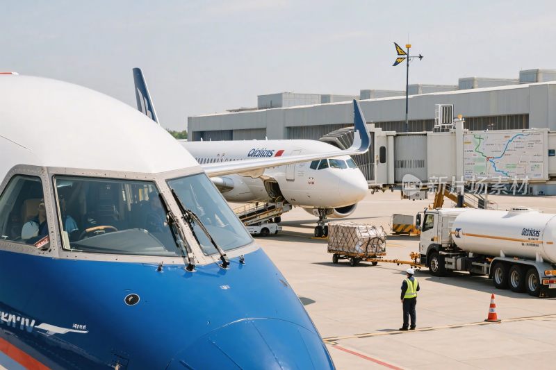 机场停机坪场景