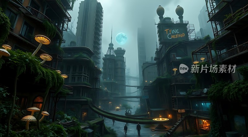 未来城市秘境探险之旅