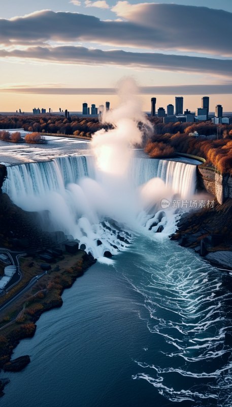 尼亚加拉瀑布奇观