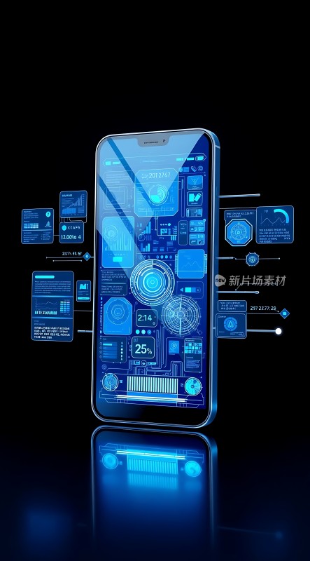 未来科技手机界面展示