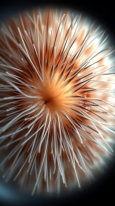 光晕下的刺球之美