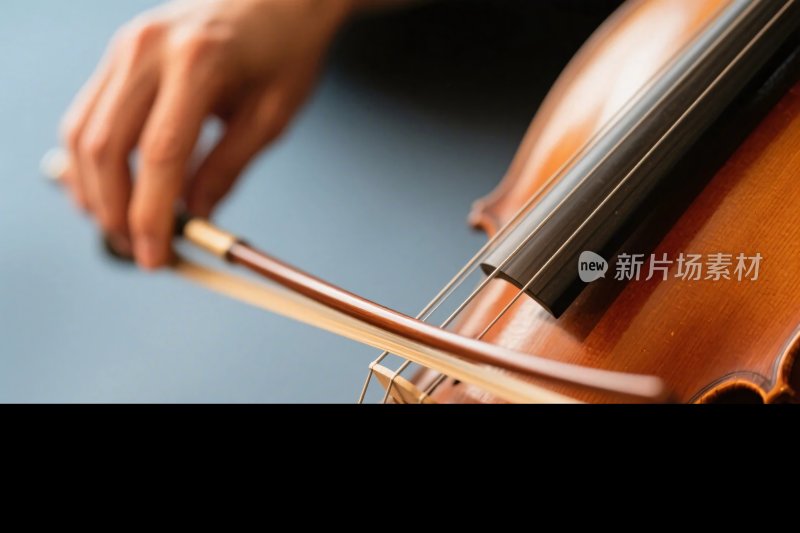 手持提琴演奏特写