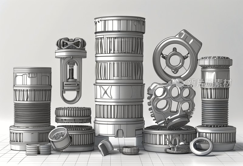 汽车零件图标集