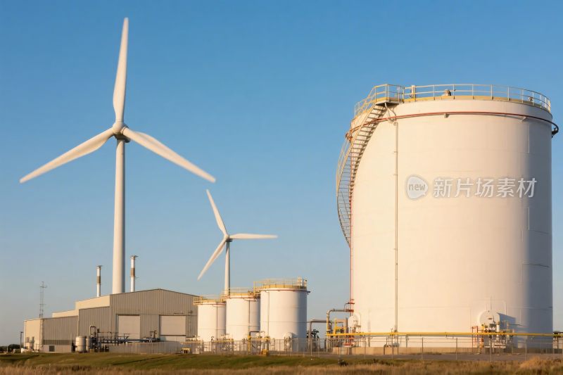 风力发电与储罐工业场景